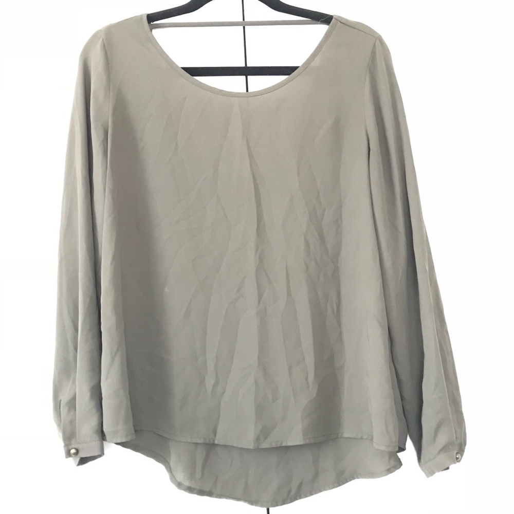 Olive green blouse