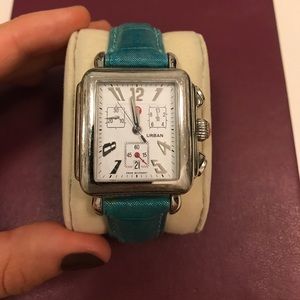 Michele stainless Steele watch
