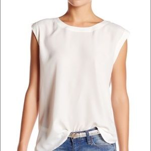 J Crew drapey sleeveless blouse