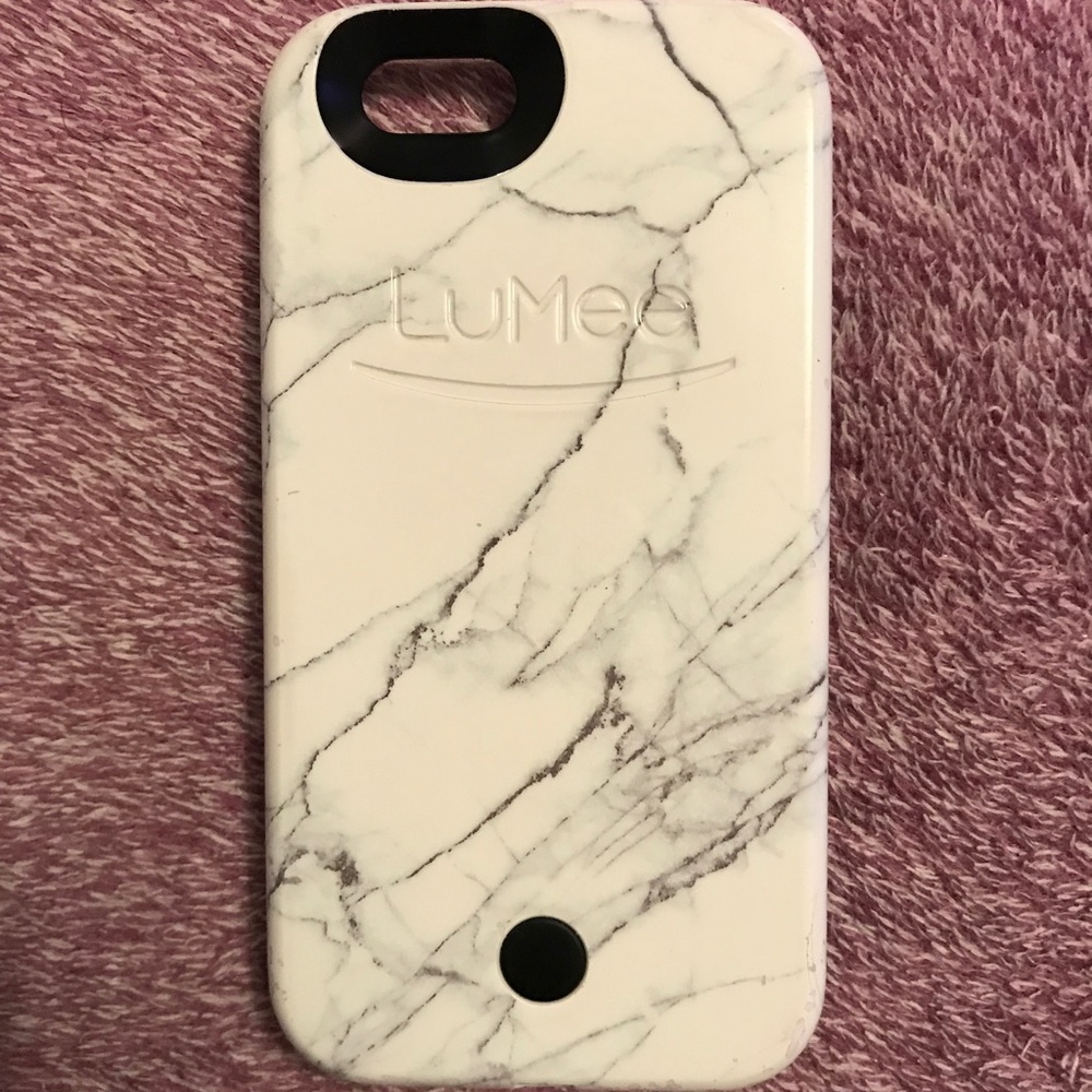 LuMee White Marble Case iPhone 6s
