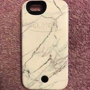 LuMee White Marble Case iPhone 6s