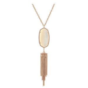 Kendra Scott Rose Gold Rayne Long Necklace