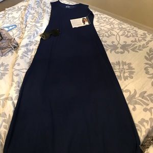 Blue maxi dress