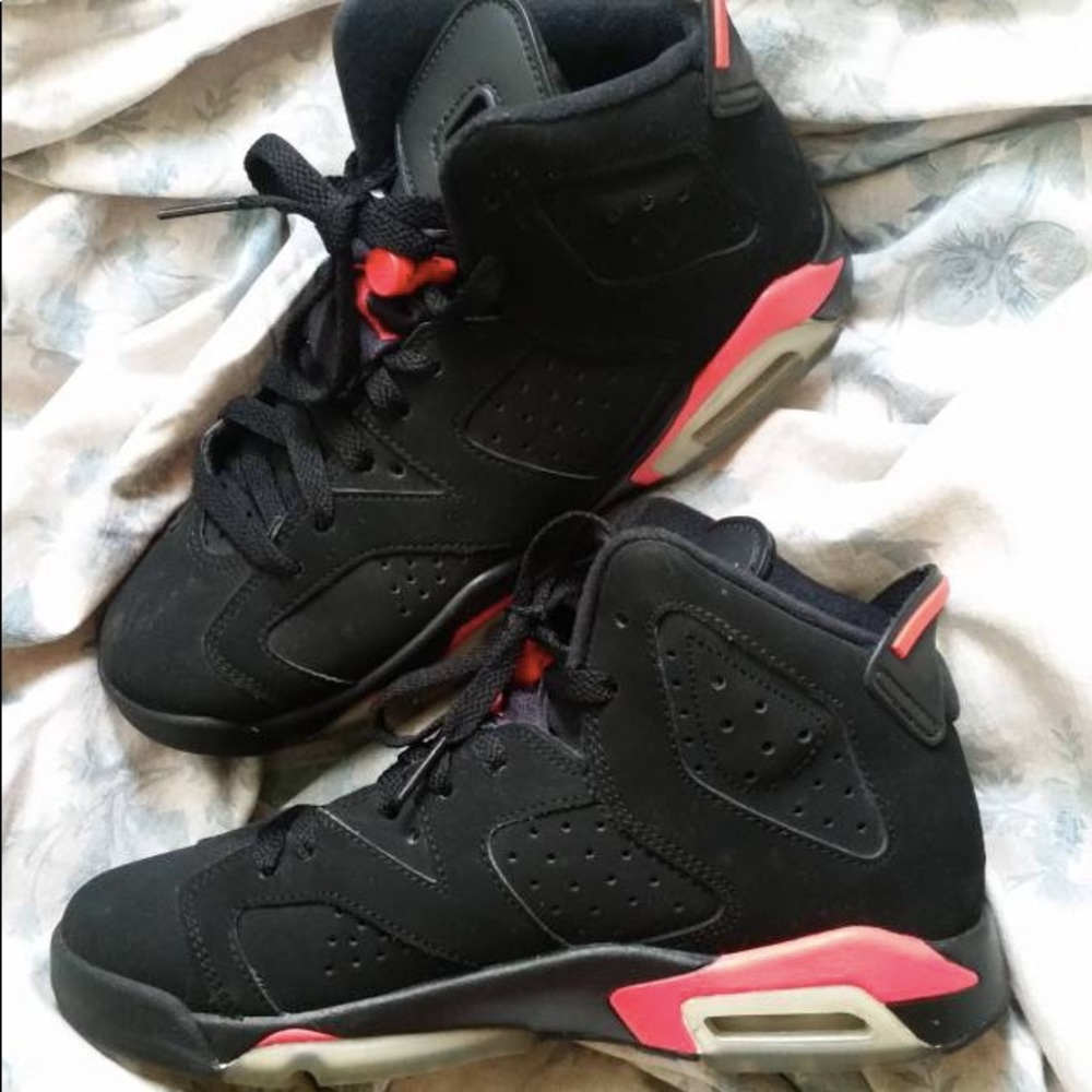 Nike Air Jordan 6 Retro BG Black/Infrared 23 Black