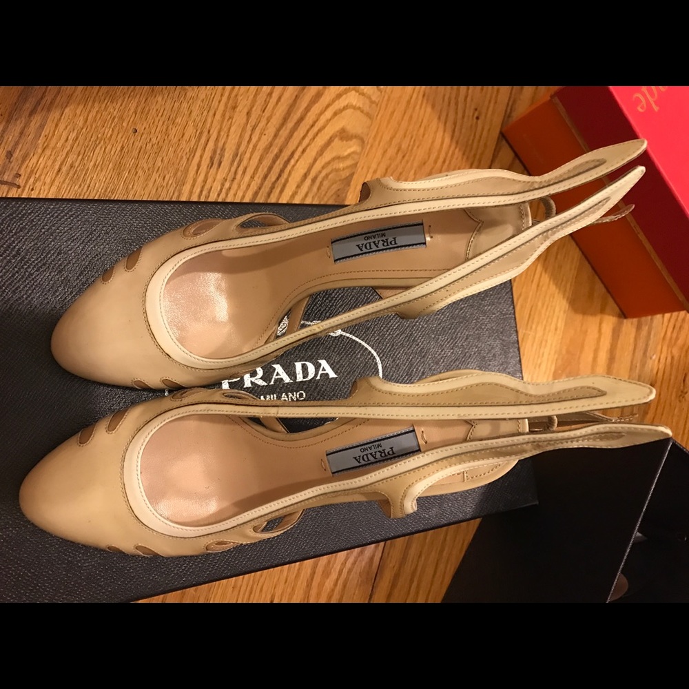 Prada shoes wing