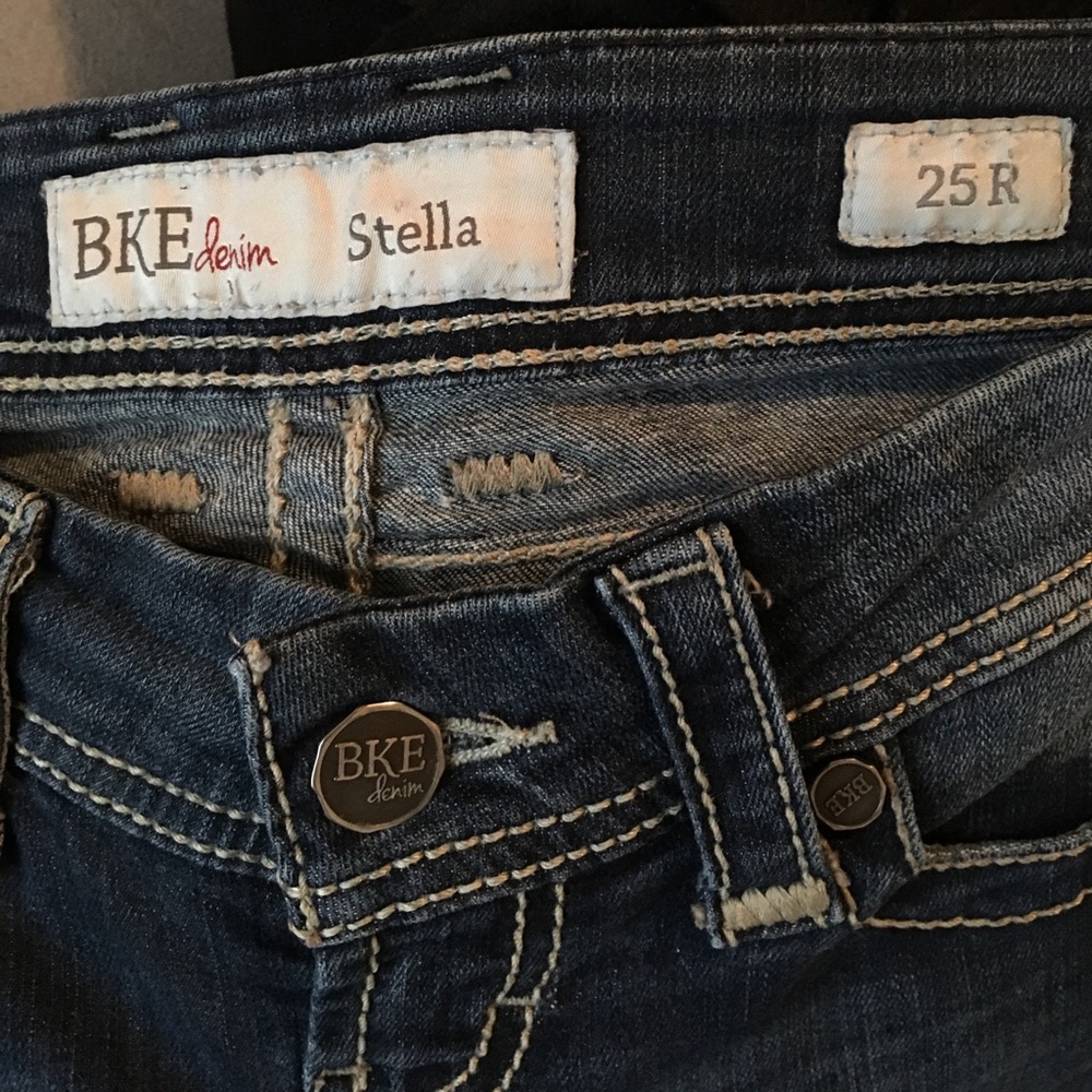 BKE Dark wash Skinny jeans