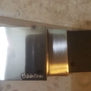 Calvin Klein Leather Belt Size 36