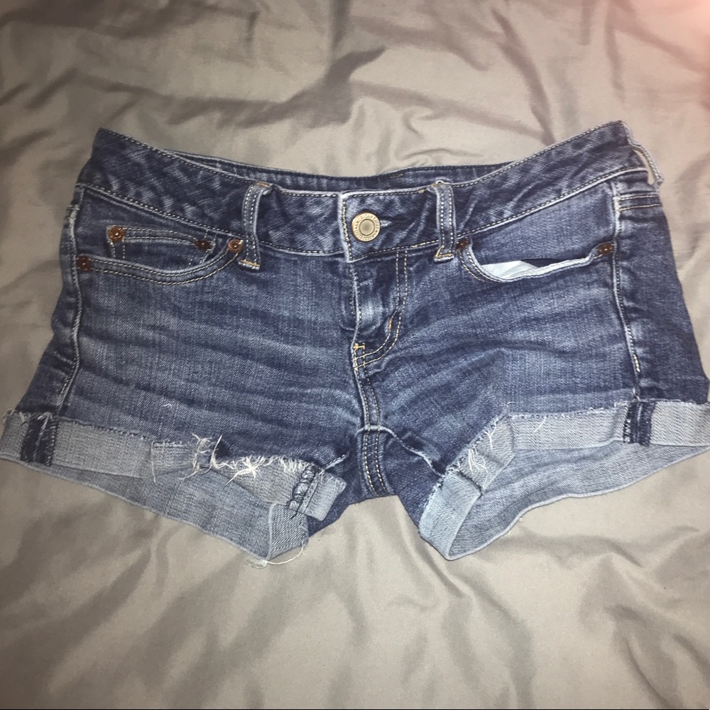 American Eagle Low rise jean shorts