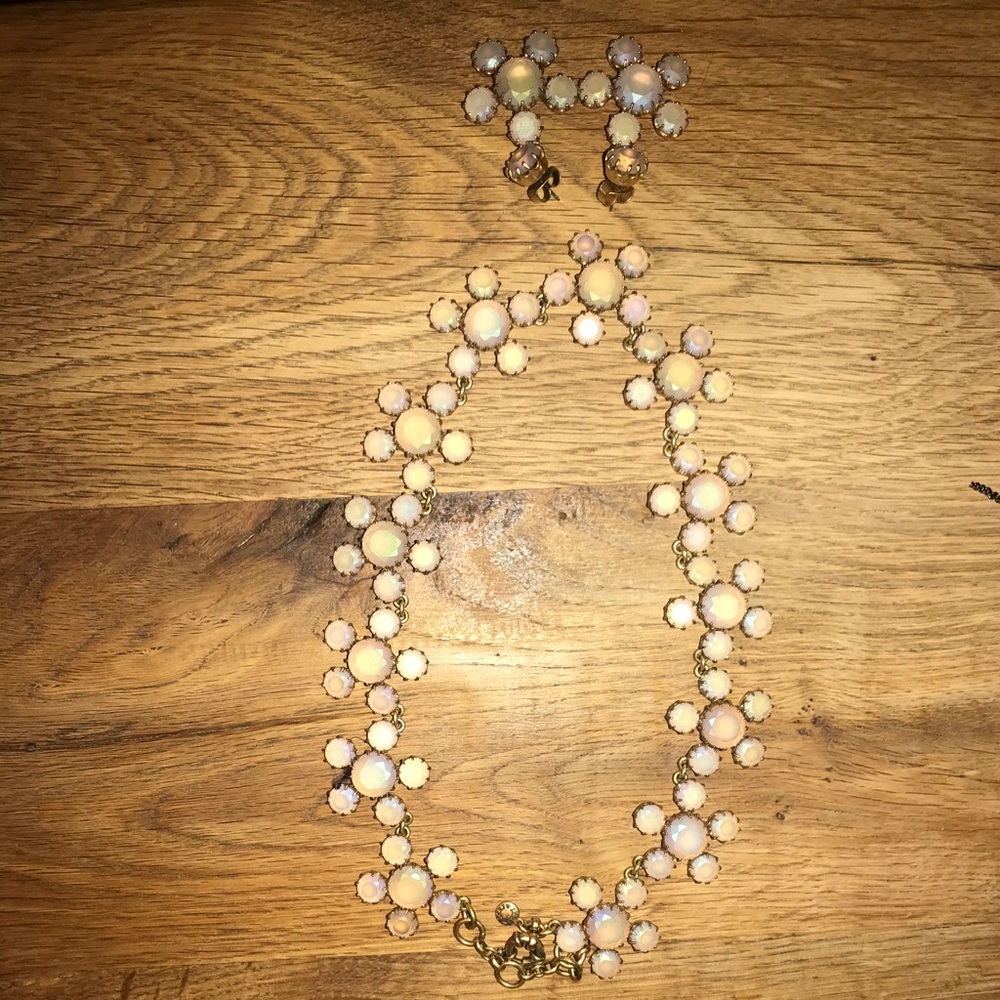 J. Crew necklace and earring set
