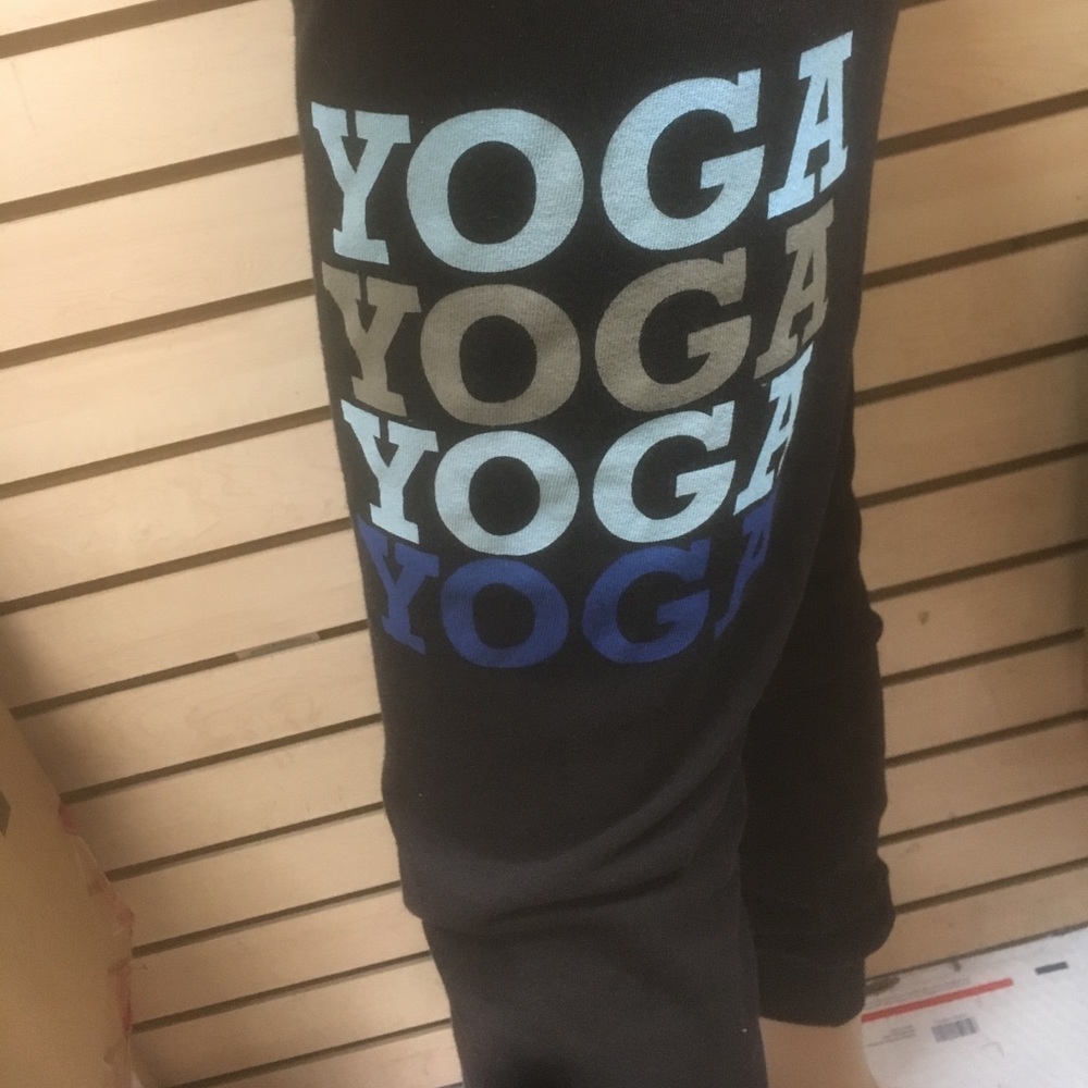 YogaRx pants black new Yoga gager sweatpants