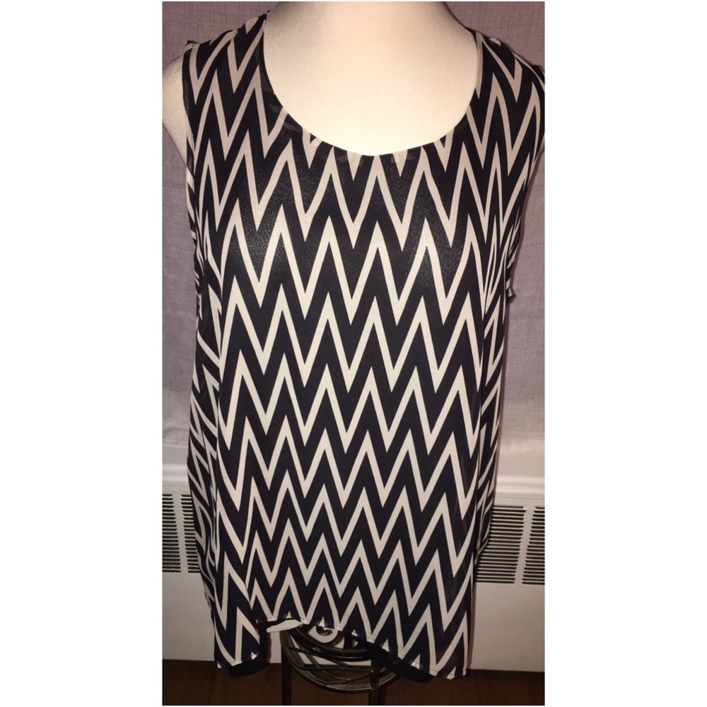 Women’s Plus Size Chevron Tank