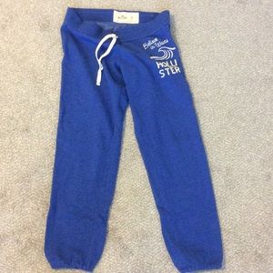 Blue Hollister Joggers M