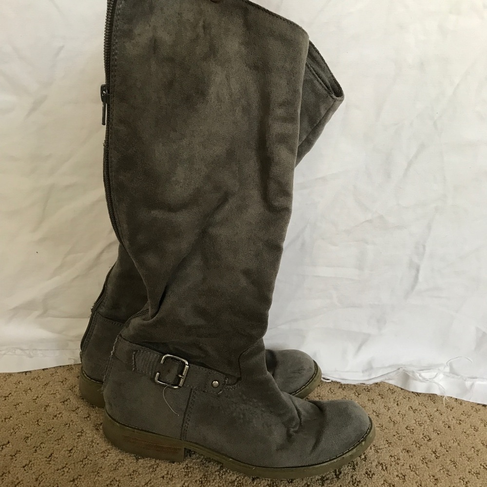 Grey Boots