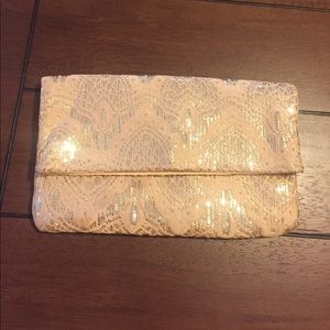 Gold Lulu Townsend clutch