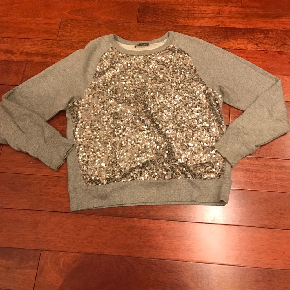 👠Vince sequin sweatshirt