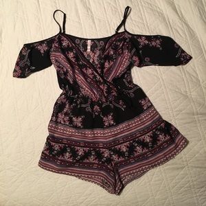Boho Floral Romper
