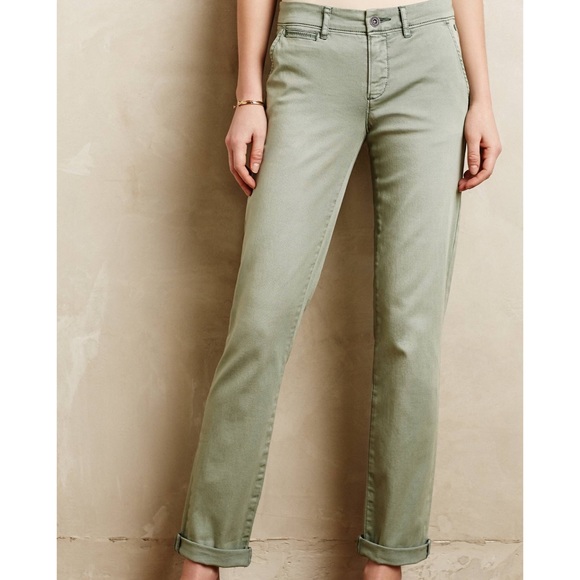 Anthropologie Denim - Anthropologie Pilcro Hyphen Olive Green Jeans 27