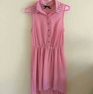 Sheer High-low dress