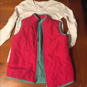 Girls shirt and vest