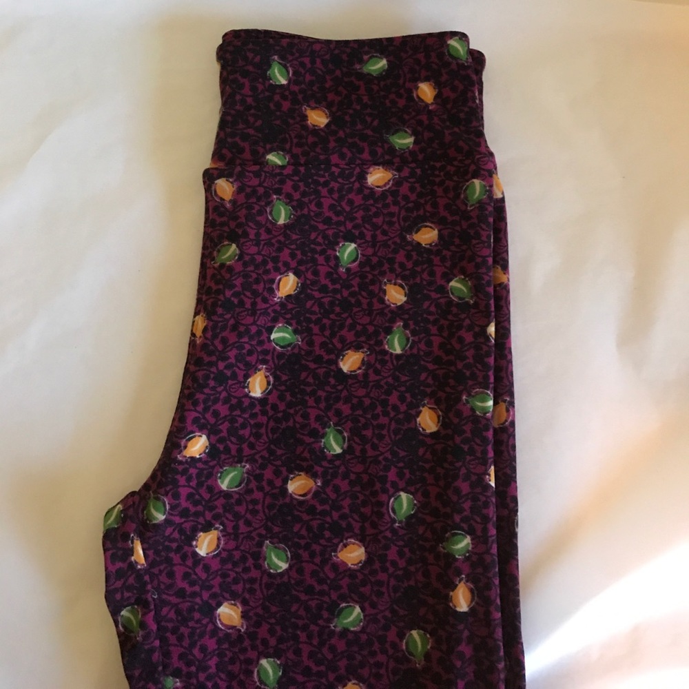 Lularoe OS Purple Legging