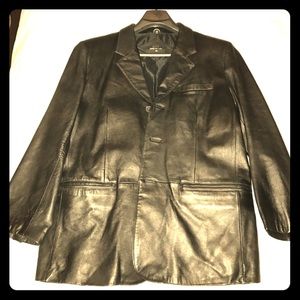 City Jones New York leather jacket