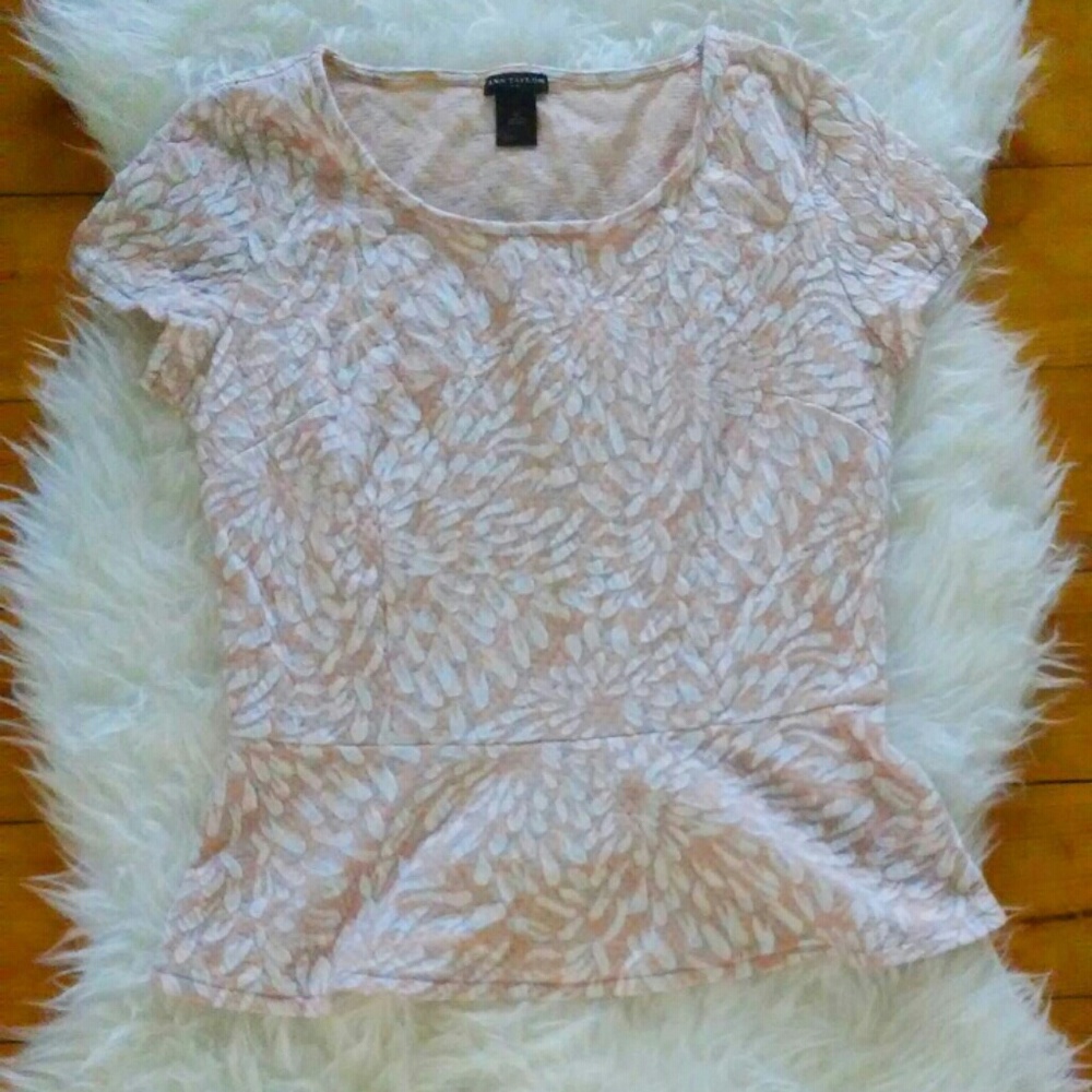 Ann Taylor peplum top