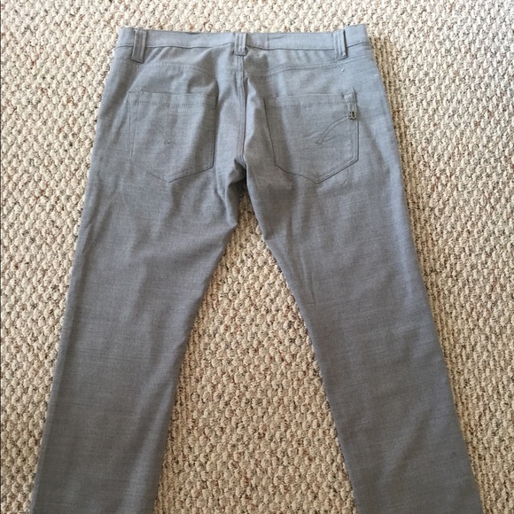 Dondup mens flat front dress pants, made in Italy