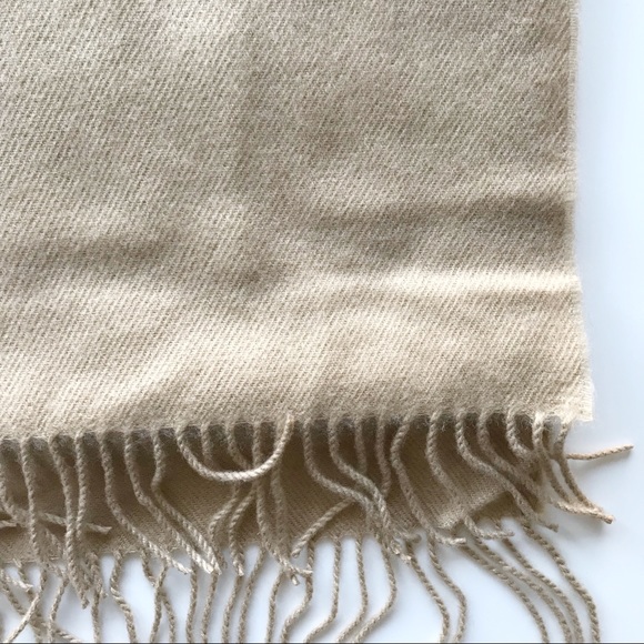 Cartoon Lightning & Star Print Camel Fringe Scarf - Picture 4 of 5