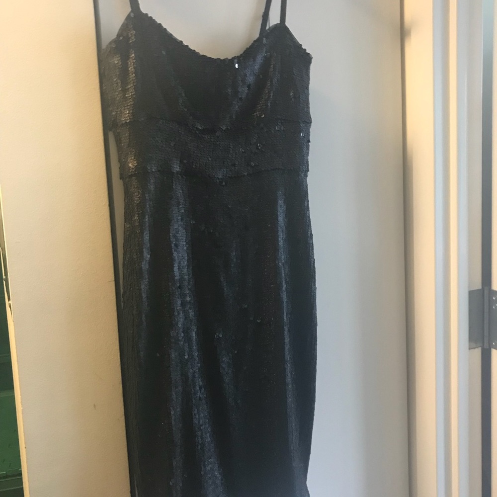 BCBG Alese Sequin Cocktail Dress