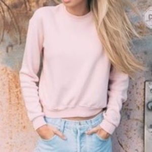Brandy Melville Light Pink Sweater