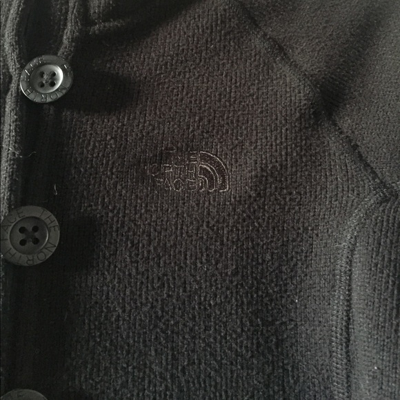The north face button pullover hoodie black - Picture 2 of 5