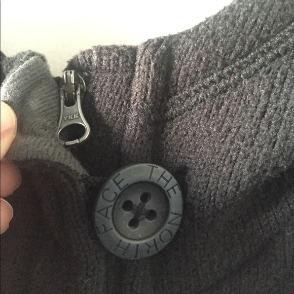 The north face button pullover hoodie black - Picture 3 of 5
