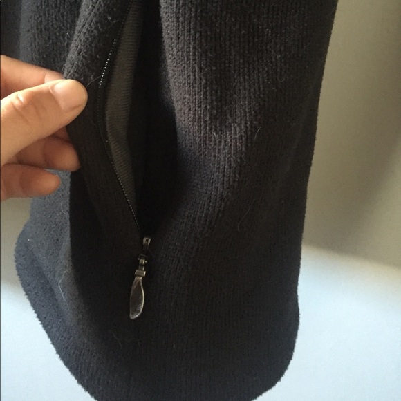 The north face button pullover hoodie black - Picture 4 of 5