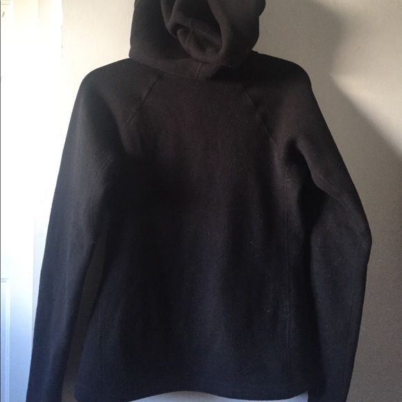 The north face button pullover hoodie black - Picture 5 of 5