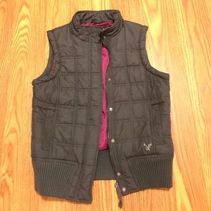 American Eagle Vest blue/gray