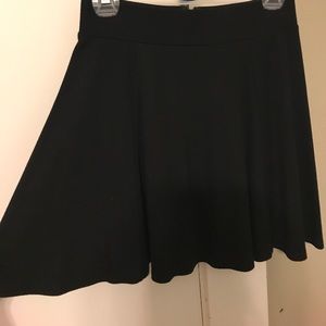 Black skater skirt