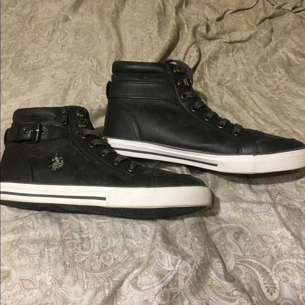 Polo high top sneakers