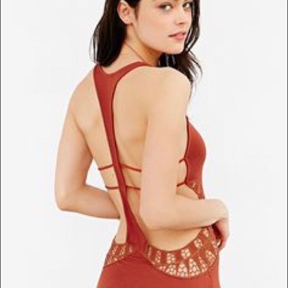 Urban Outfitters Burnt Orange Maxi Dress