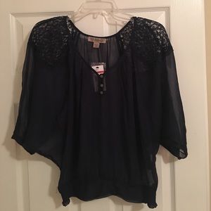 Nine West- Vintage America sheer shirt