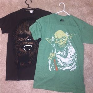 YODA STAR WARS Shirts (2 for the price of 1!!)