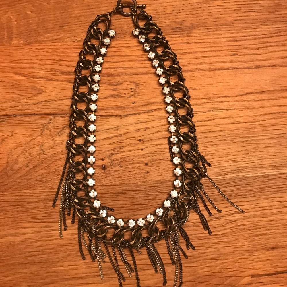 Bronze short necklace