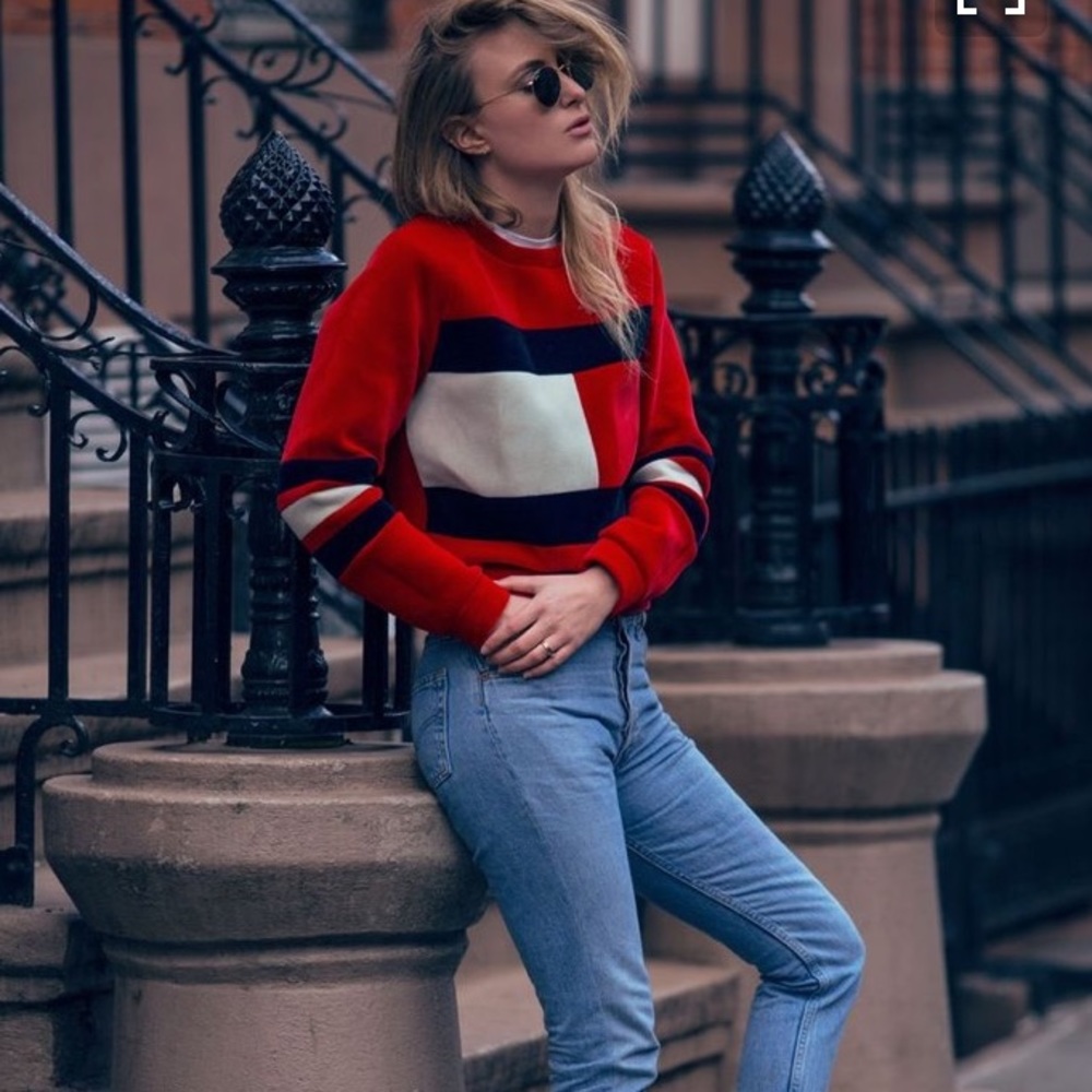 Knit Sweater Short Front Long Back Sweaters