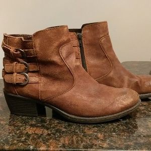 Brown BOC ankle boots
