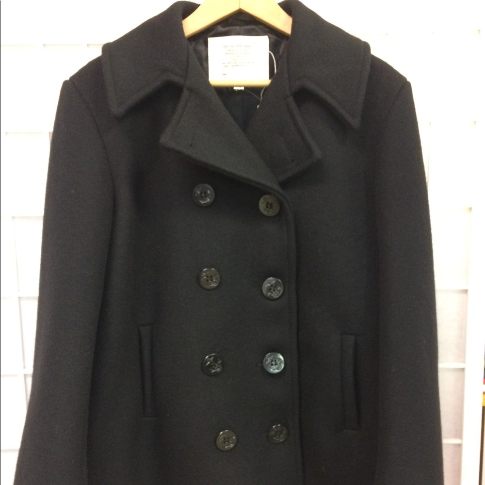 Pea coat mans winter jacket Size wool size40