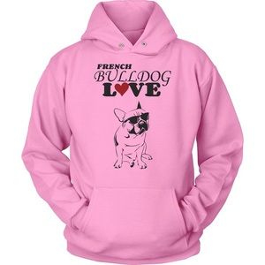 French bulldog unisex hoodie