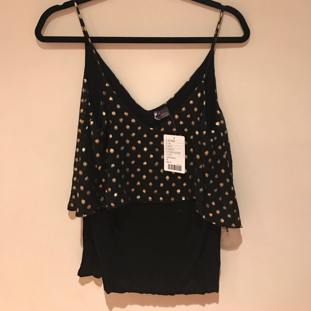 NWT sparkle & fade tank