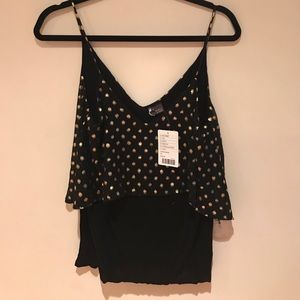 NWT sparkle & fade tank