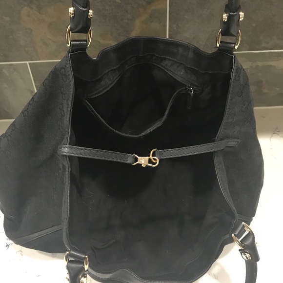 Authentic Gucci "GG" canvas large hobo - Picture 4 of 8
