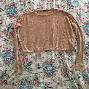 Brandy Melville Light Pink Sweater