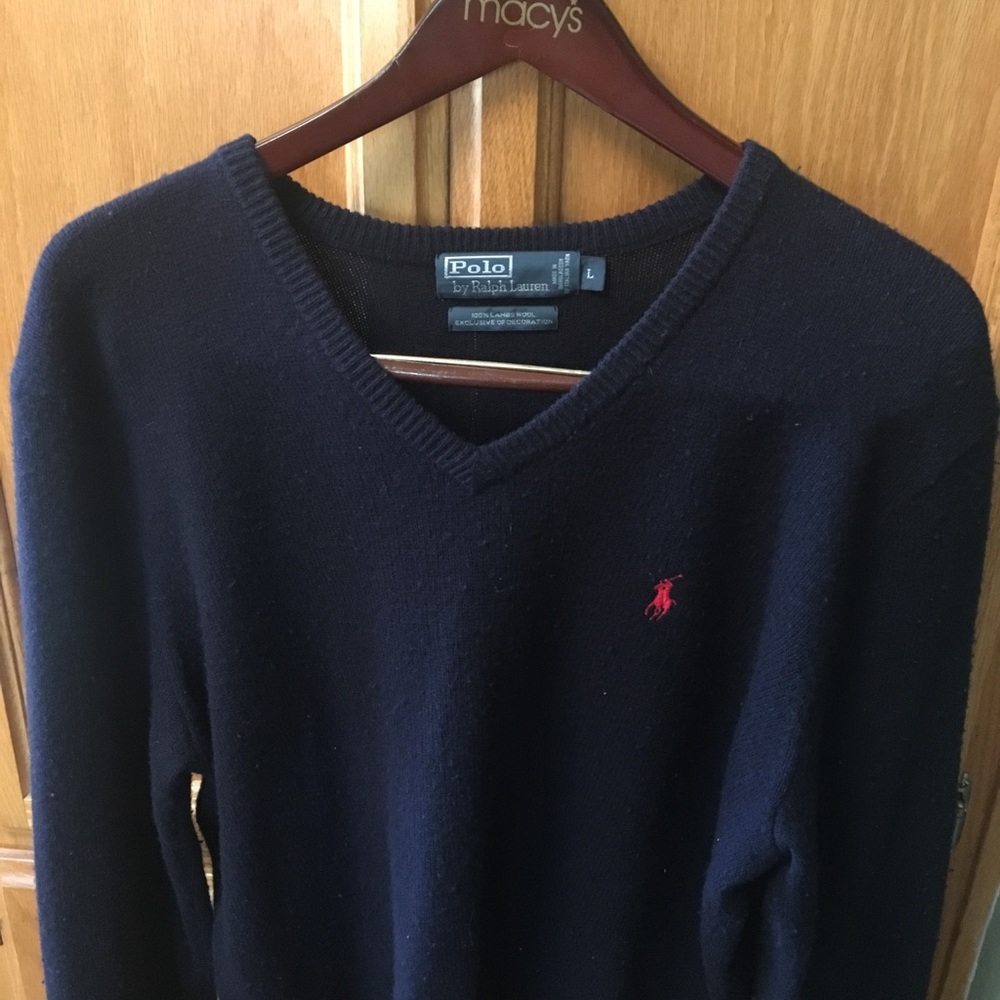 Mens polo sweater like new condition